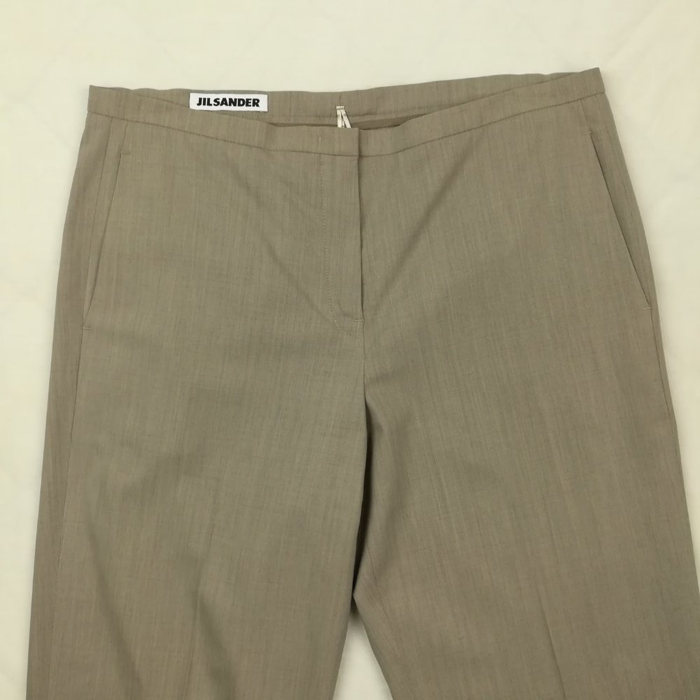 Jil Sander Sz 36 (US 6) Wool Straight Leg Dress Pants Trousers Italy - Picture 2 of 8